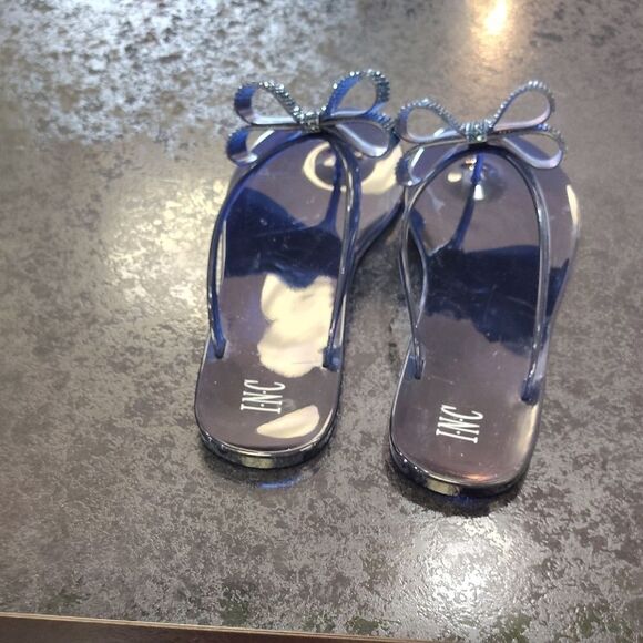 INC International Concepts Women's Glittery Blue Sandals - Picture 4 of 6